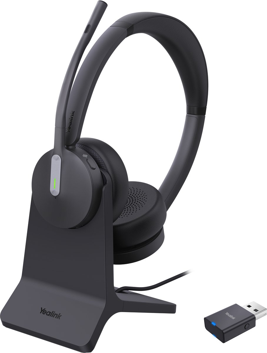 Yealink Wh64 Hybrid Stereo Usb-a Uc Svart
