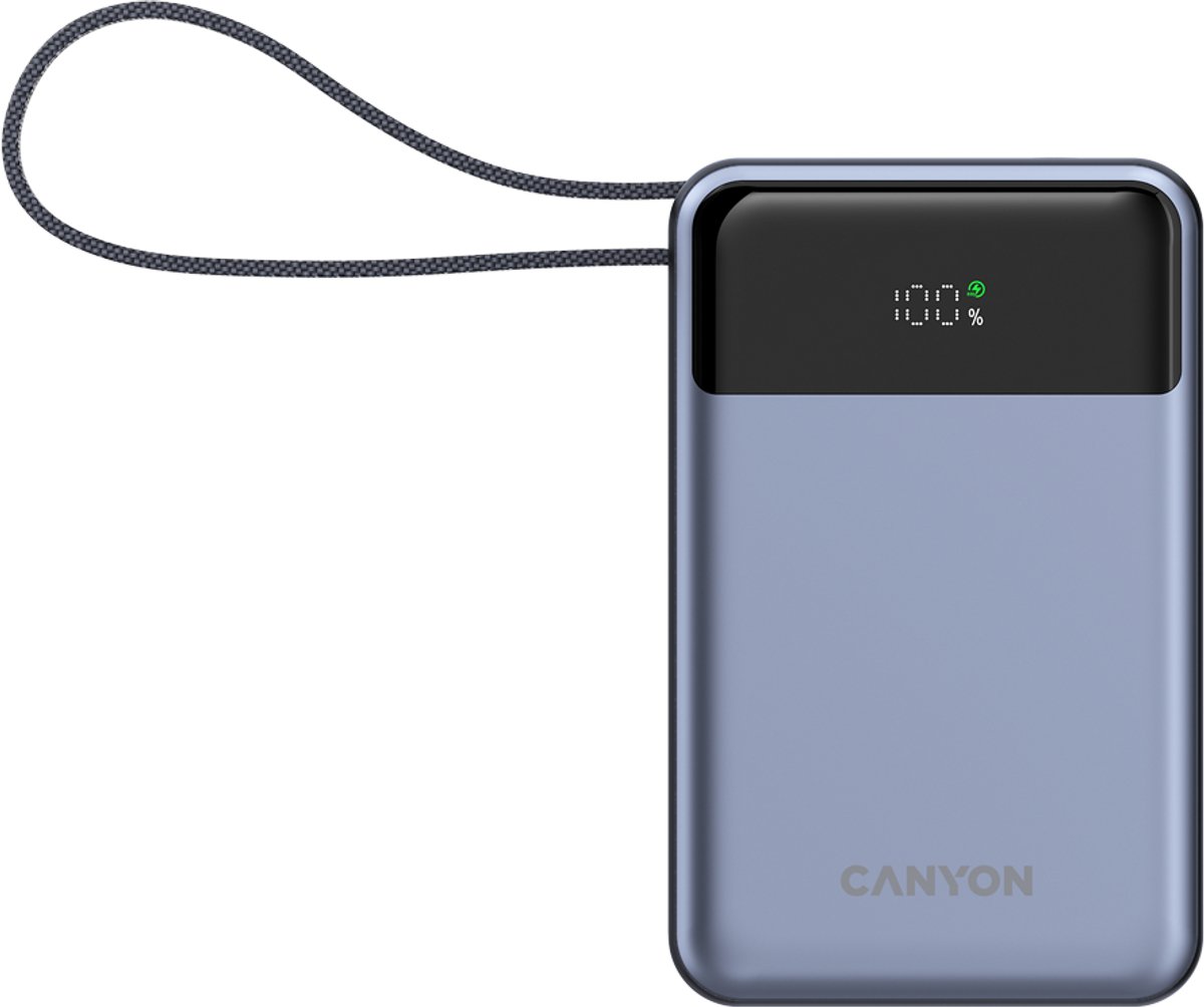 Canyon OnPower 600 20.000 mAh PD65W Powerbank, Mør - 20000 mAh