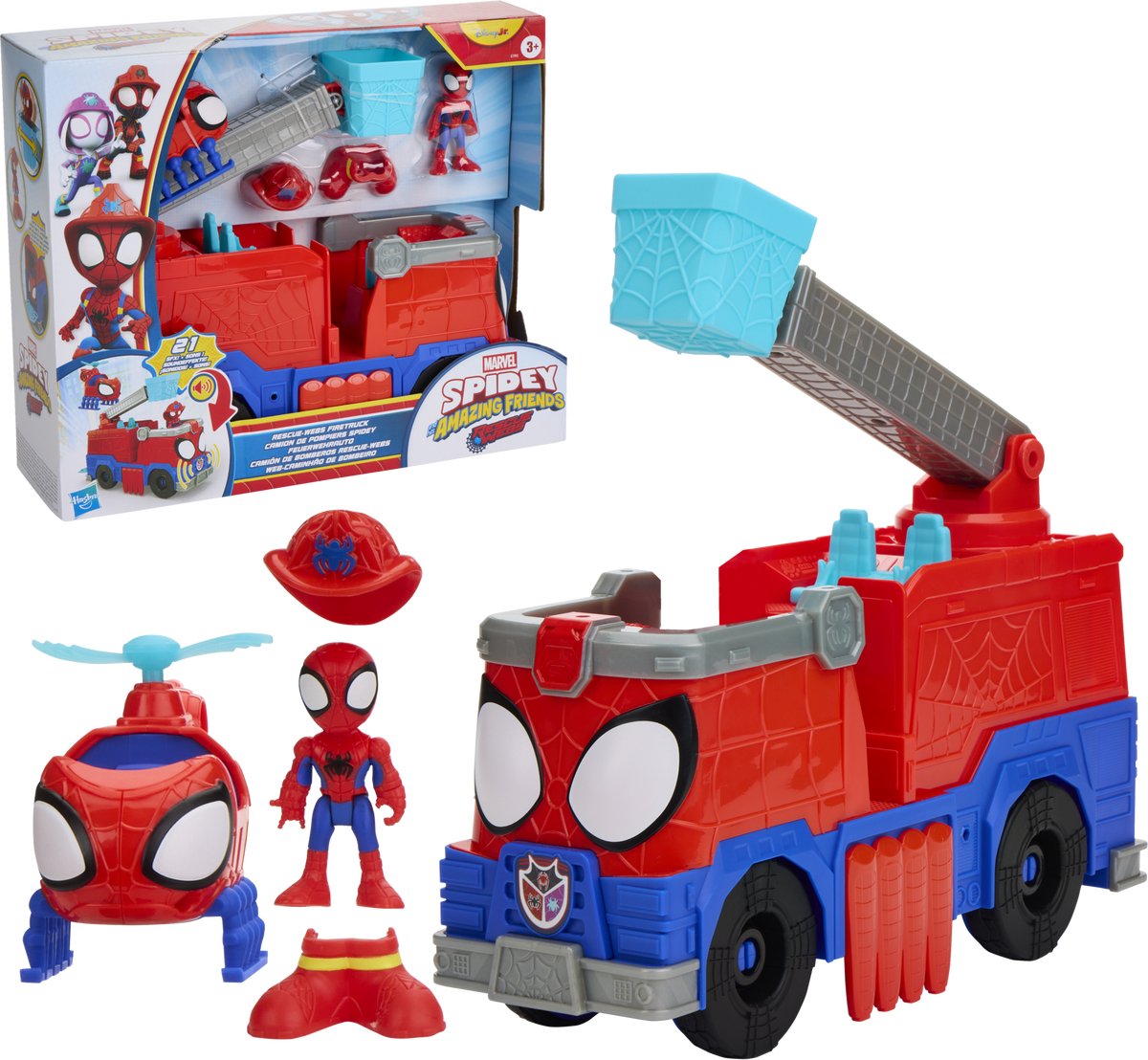 Spidey and His Amazing Friends Spidey & Friends Rescue-Webs Firetruck