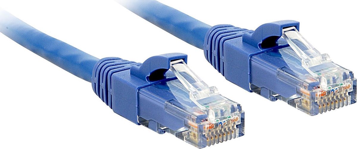 Lindy patch cable - 1 m - blue - Blå - 1m