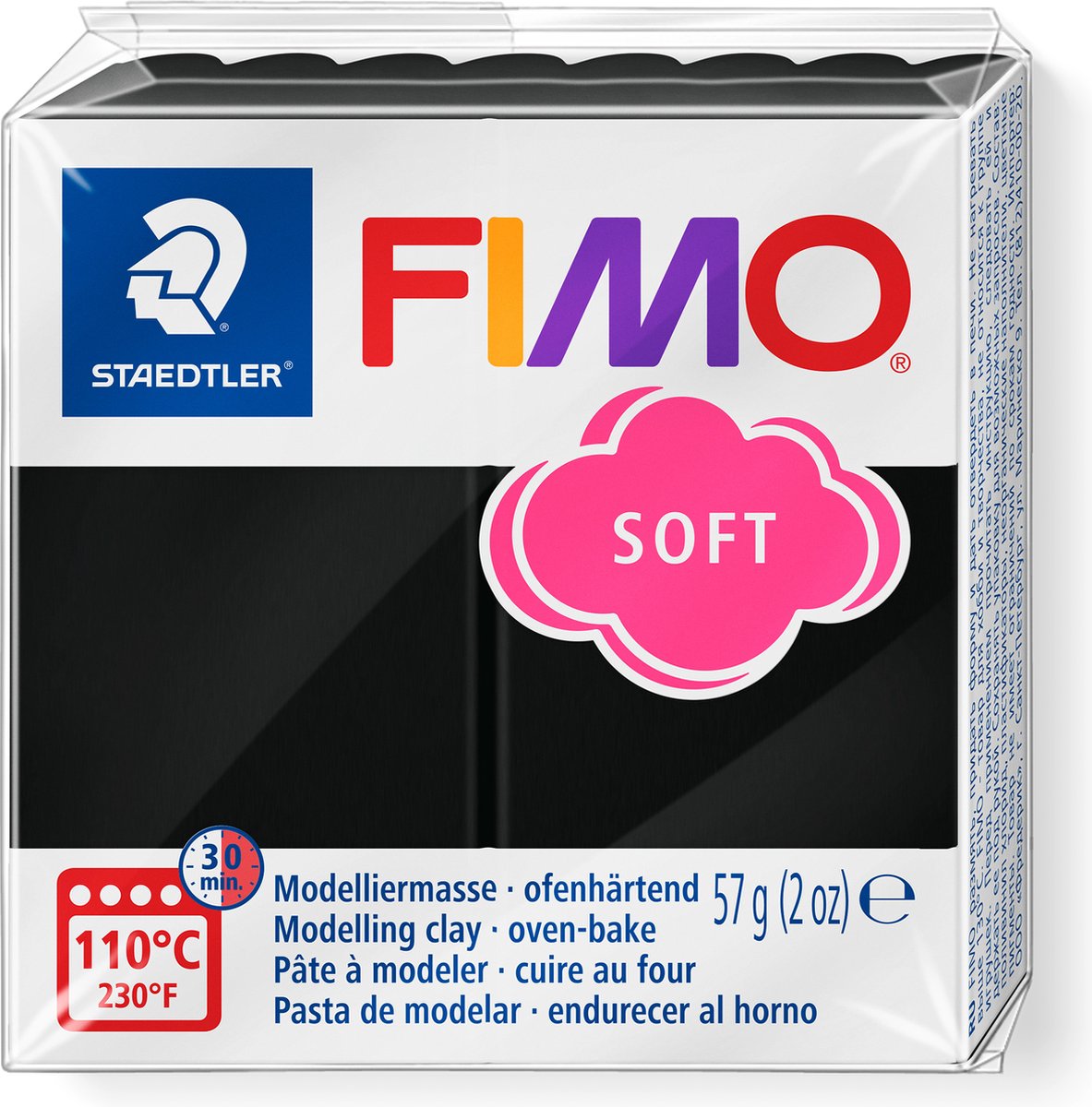 Staedtler Mod. clay FIMO soft black