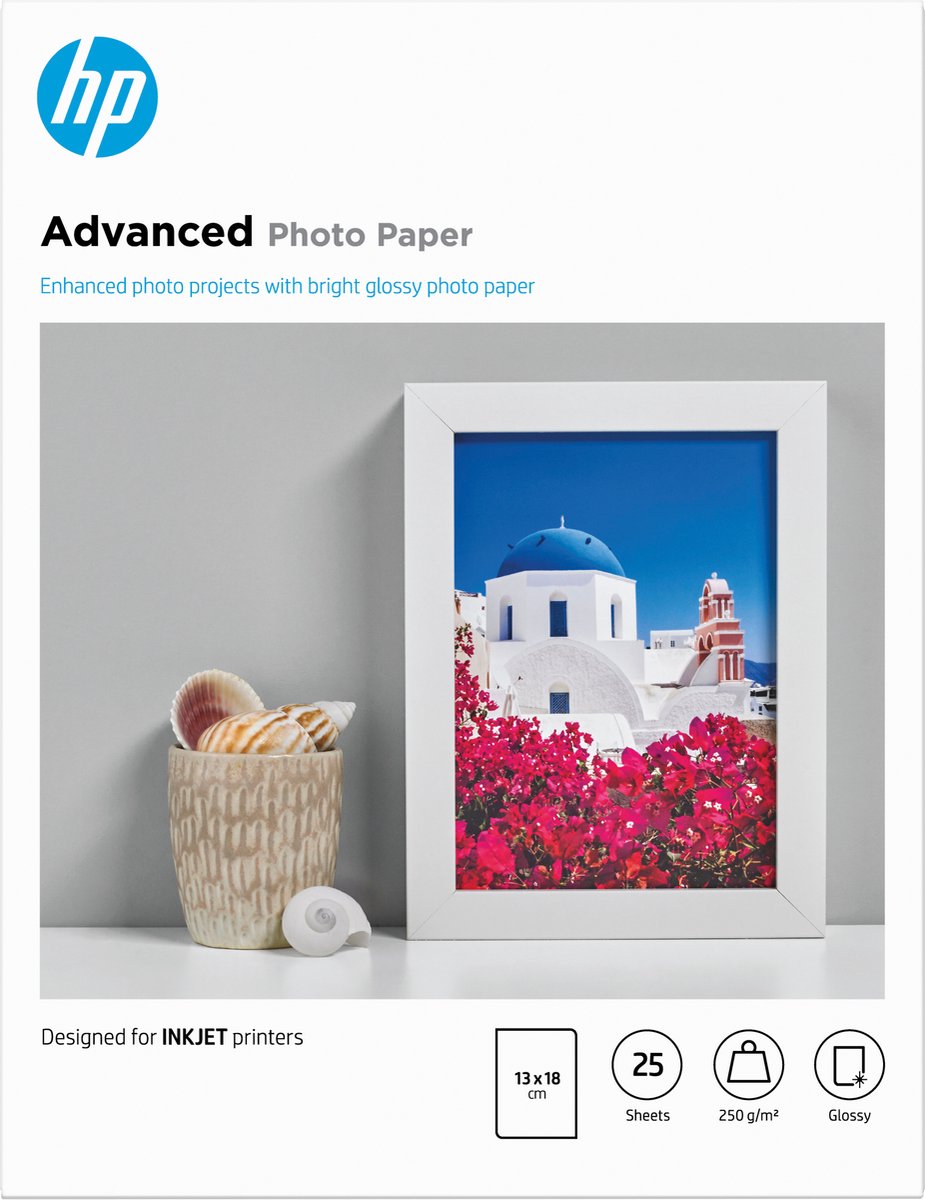 HP Advanced Glossy Photo Paper 25 sheet