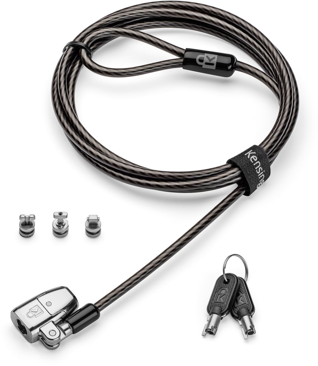 Kensington ClickSafe 2.0 3-in-1 Keyed Laptop Lock - Master Keyed