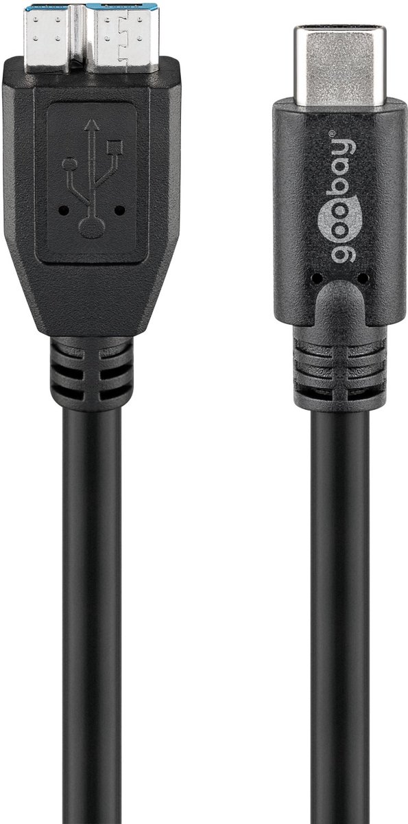 Micro-USB till USB-C 0,6 m