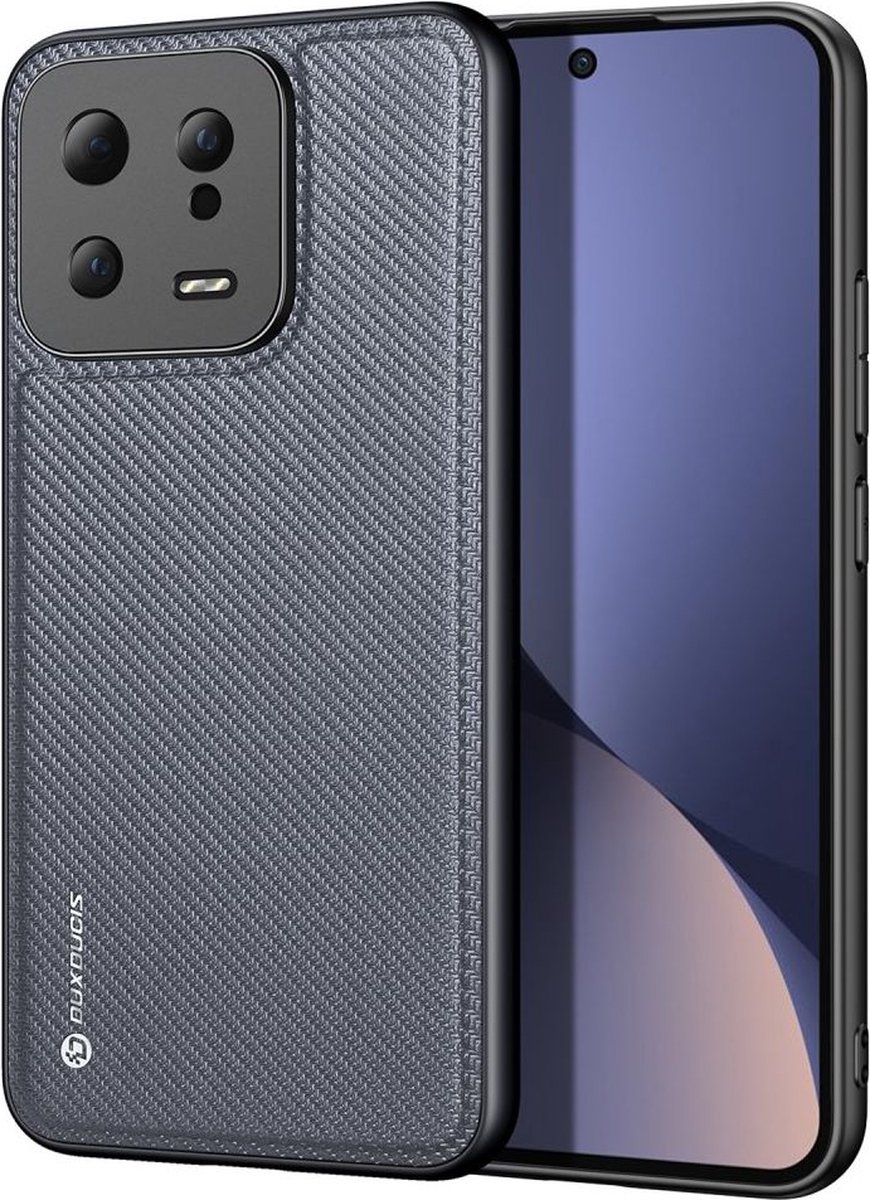 Dux Ducis Fino Case for Xiaomi 13 Pro Cover with Silicone Frame Grey