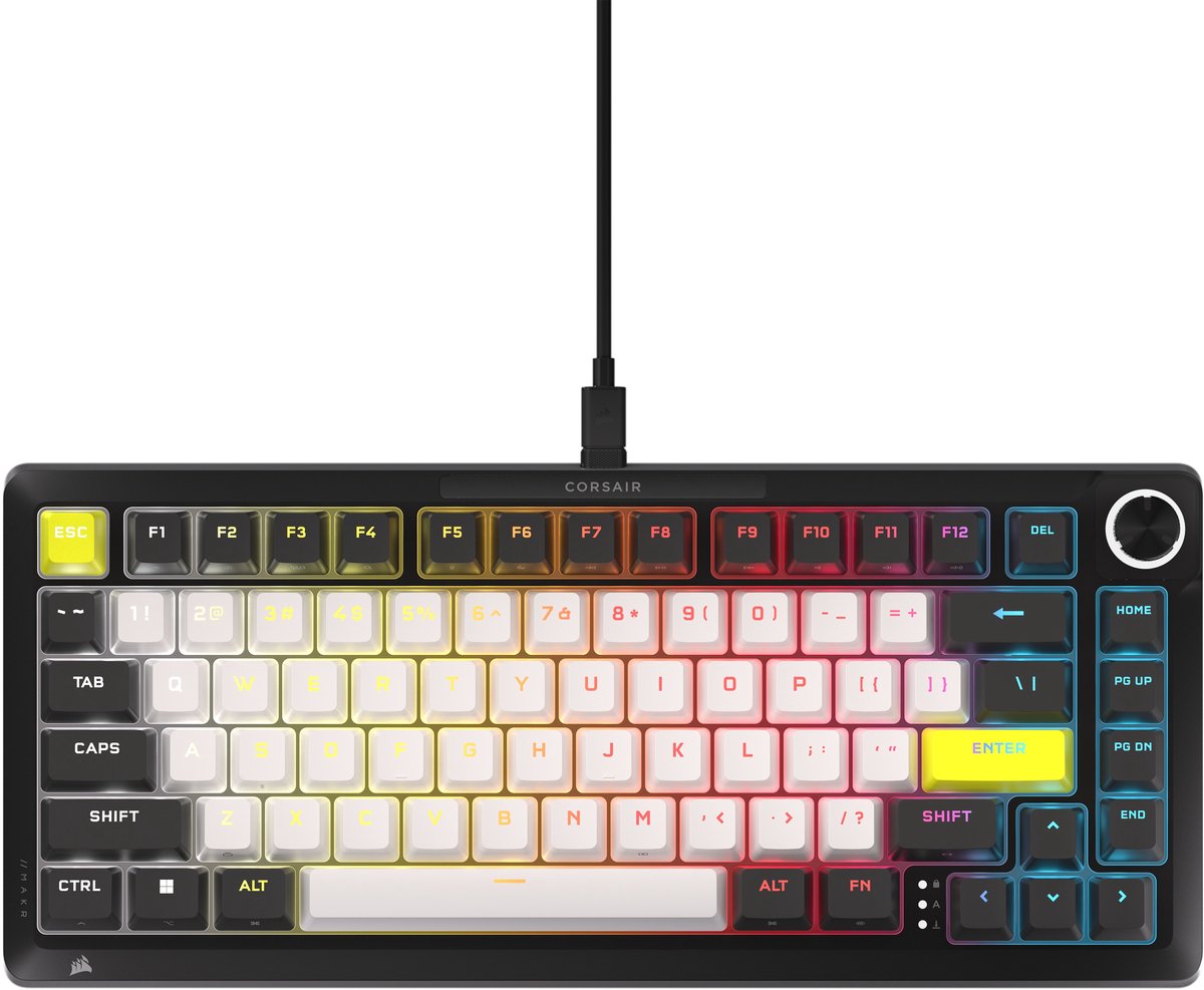Corsair MAKR PRO 75 Hall Effect DIY - Gaming Tangentbord - Engelska (US) - Svart