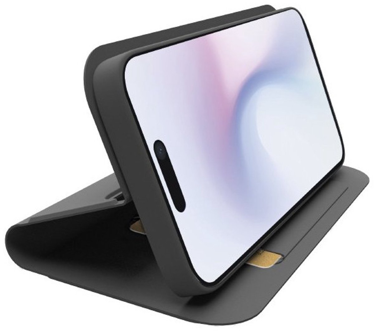 SBS Book-style-fodral med stativstöd och mjuk touch-yta för iPhone 16 Pro Max