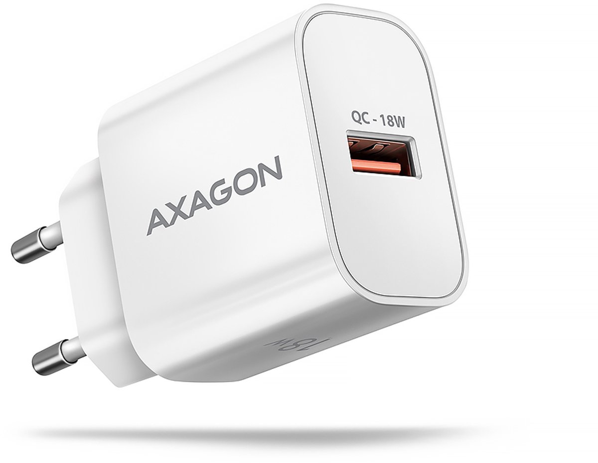 AXAGON Väggladdare 18 W Quick Charge 3.0 - USB-A