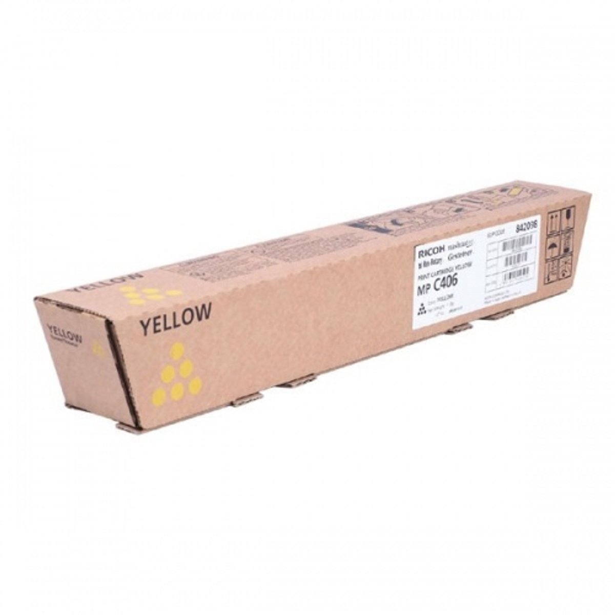 Ricoh - yellow - original - toner cartridge