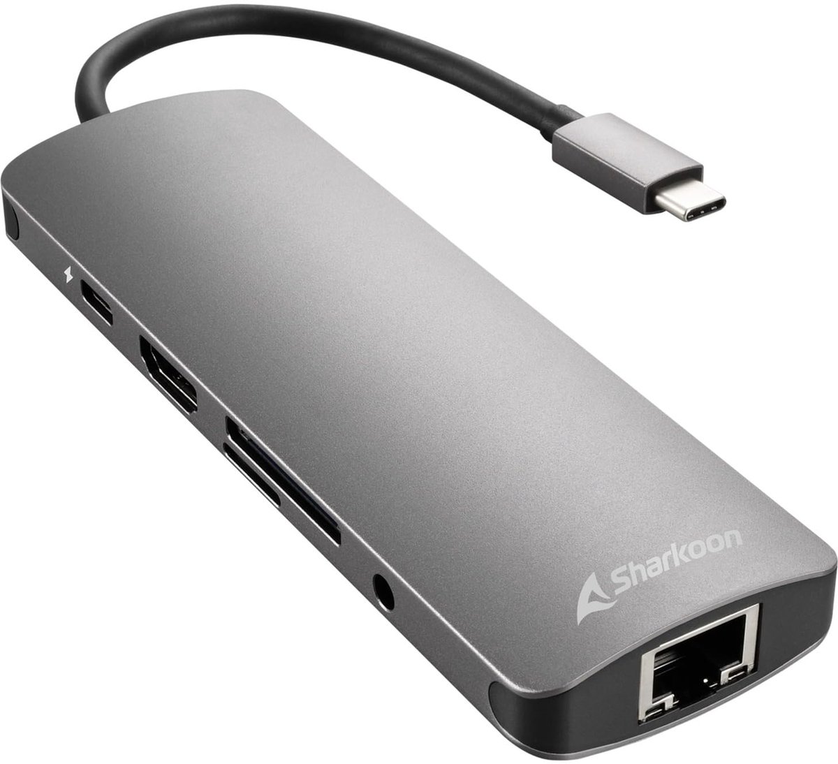 Sharkoon USB 3.0 Type C Combo Adapter - docking station - HDMI