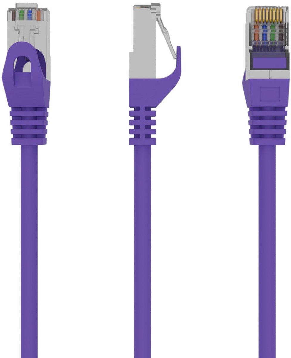 Gembird patch cable - 5 m - purple - Lila - 5m