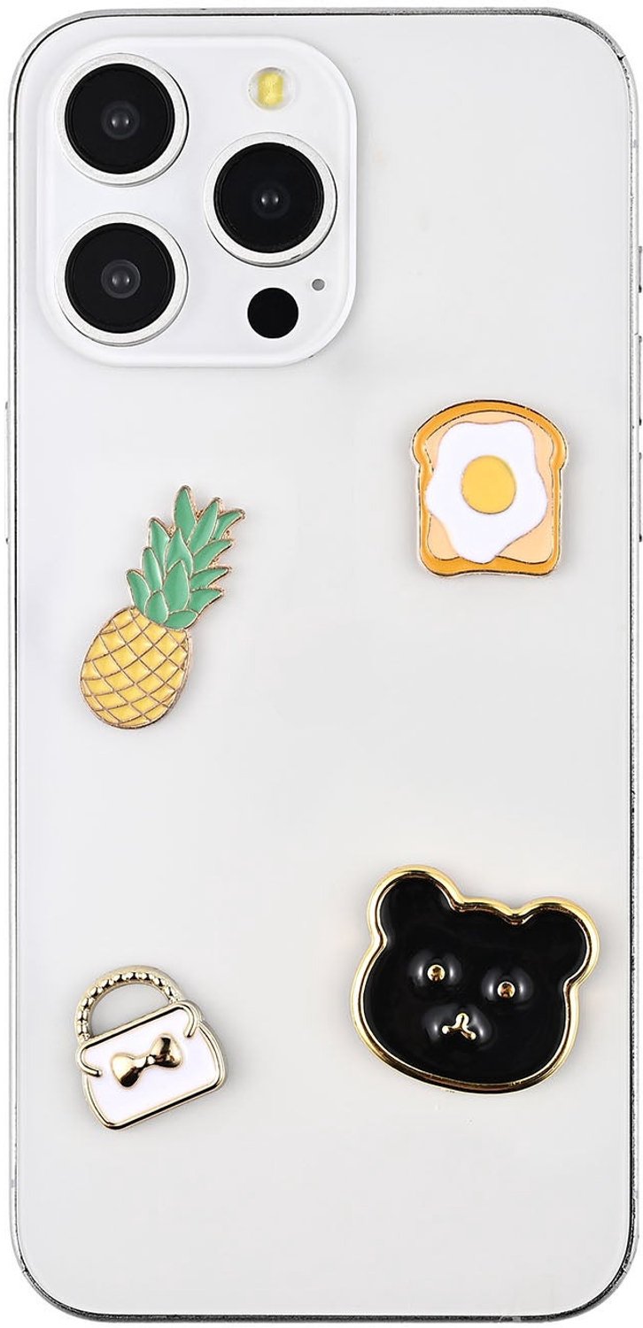 ONSALA Charms Pimp Your Phone Metal and Plastic 4pcs