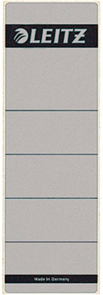 Leitz Selbstklebende Rückenschilder 1642-10-85 Grau 61,5 x 192 mm 100 Stück