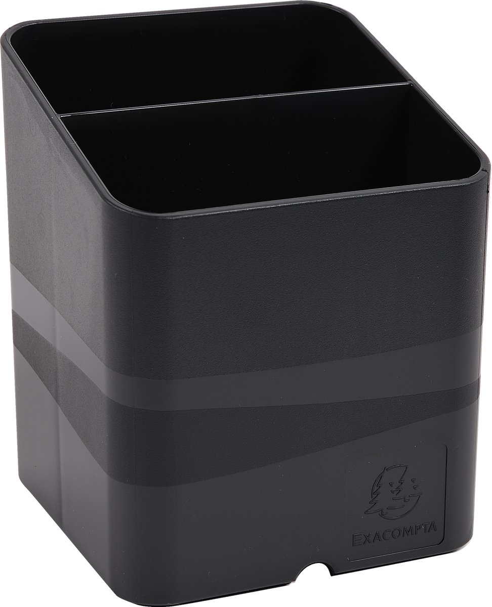 Exacompta Stifthalter 677014D Polystyrol Schwarz 7,4 x 7,4 x 9,3 cm 10 Stück