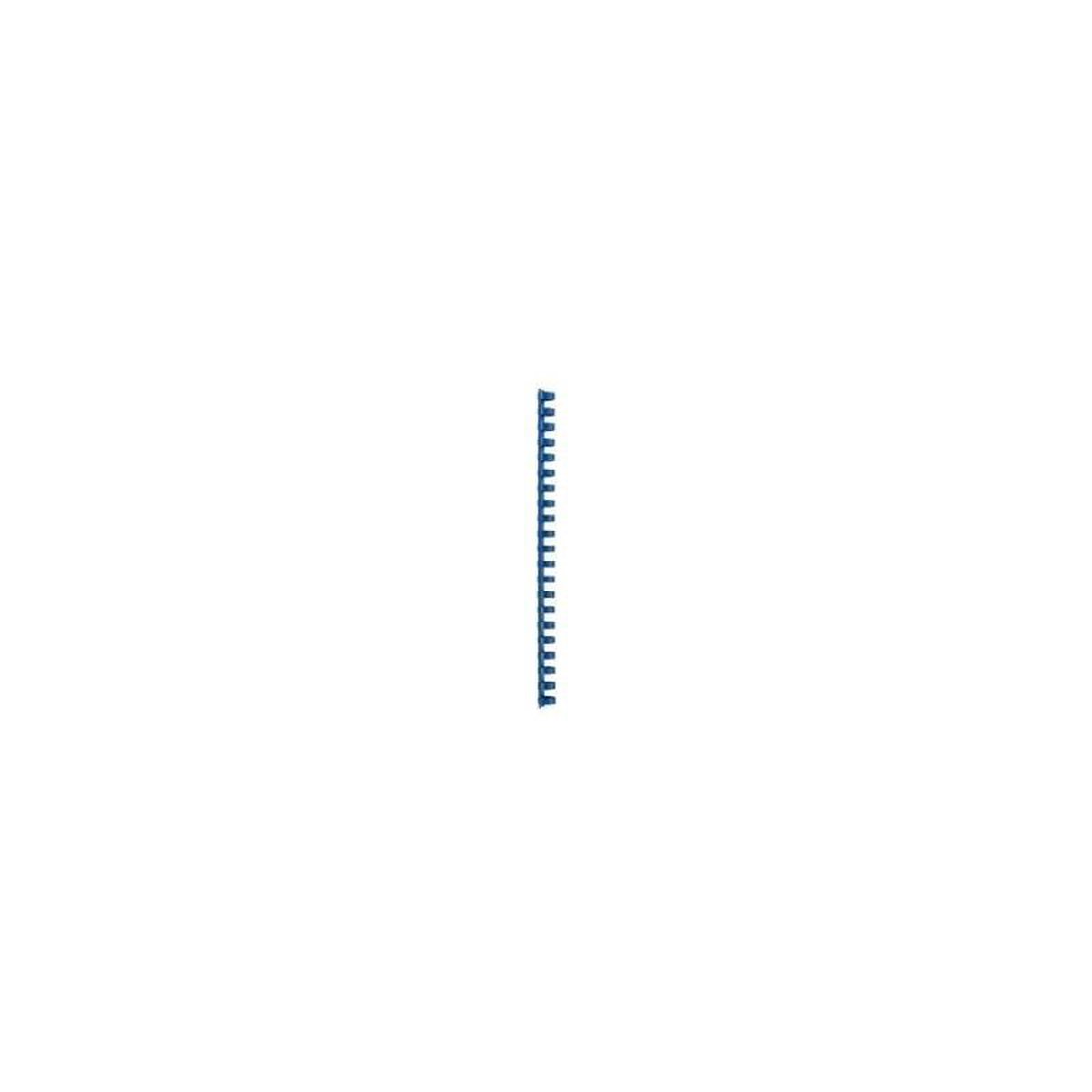 GBC Polyvinylchlorid Plastikbinderücken Blau 16 mm 145 Blatt DIN A4 100 Stück