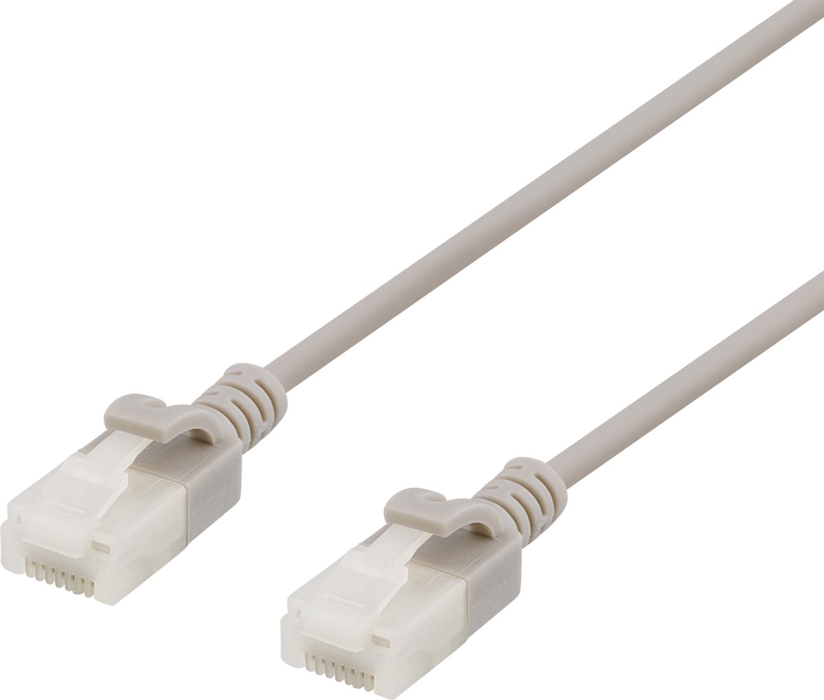 Deltaco patch cable - 3 m - grey - Grå - 3m