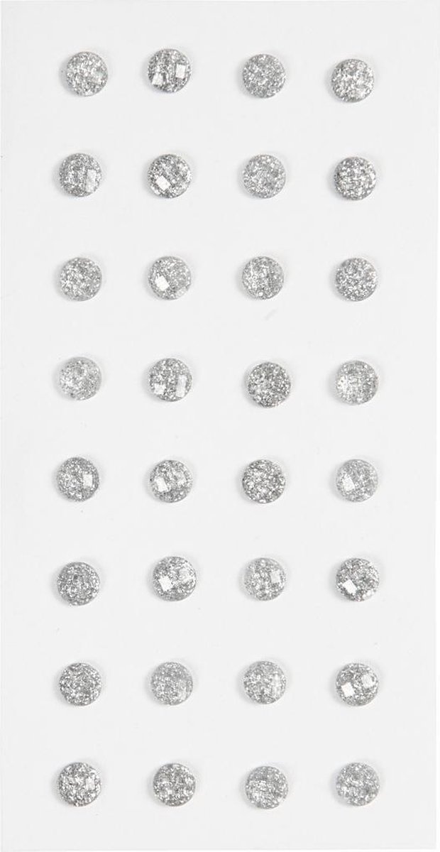 Creativ Company - Rhinestones Silver 32pcs.