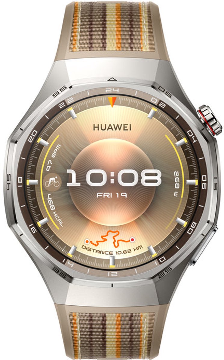 Huawei Watch GT 6 Pro 46 mm T. ONE SIZE Marron Unisexe