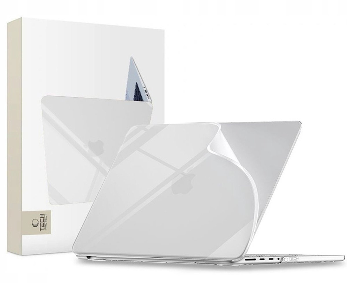 Tech-Protect Softshell Case for MacBook Pro 16" 2021 / 2023 / 2024 / 2025 / 2026 - Transparent