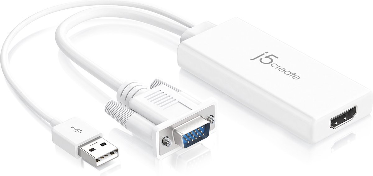 j5create JDA214 - adapter cable - 17.6 cm