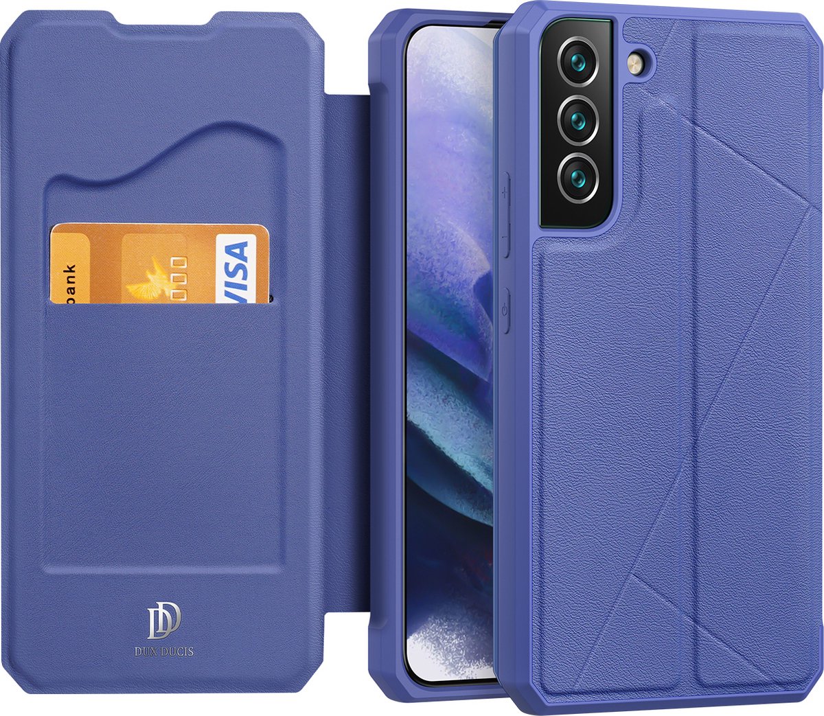 Dux Ducis Skin X Holster Case Flip Cover Samsung Galaxy S22+ (S22 Plus) Blue