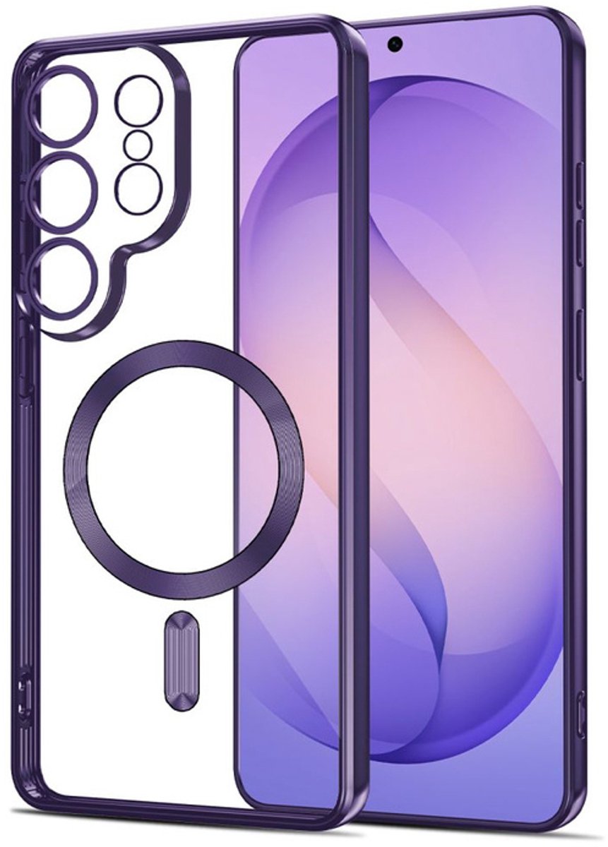 Tech-Protect MagFlex MagSafe Case for Samsung Galaxy S26 Ultra - Clear Purple