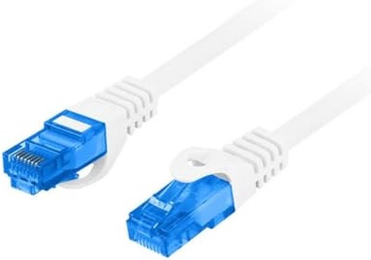 Lanberg patch cable - 20 m - white RAL 9010 - Vit - 20m