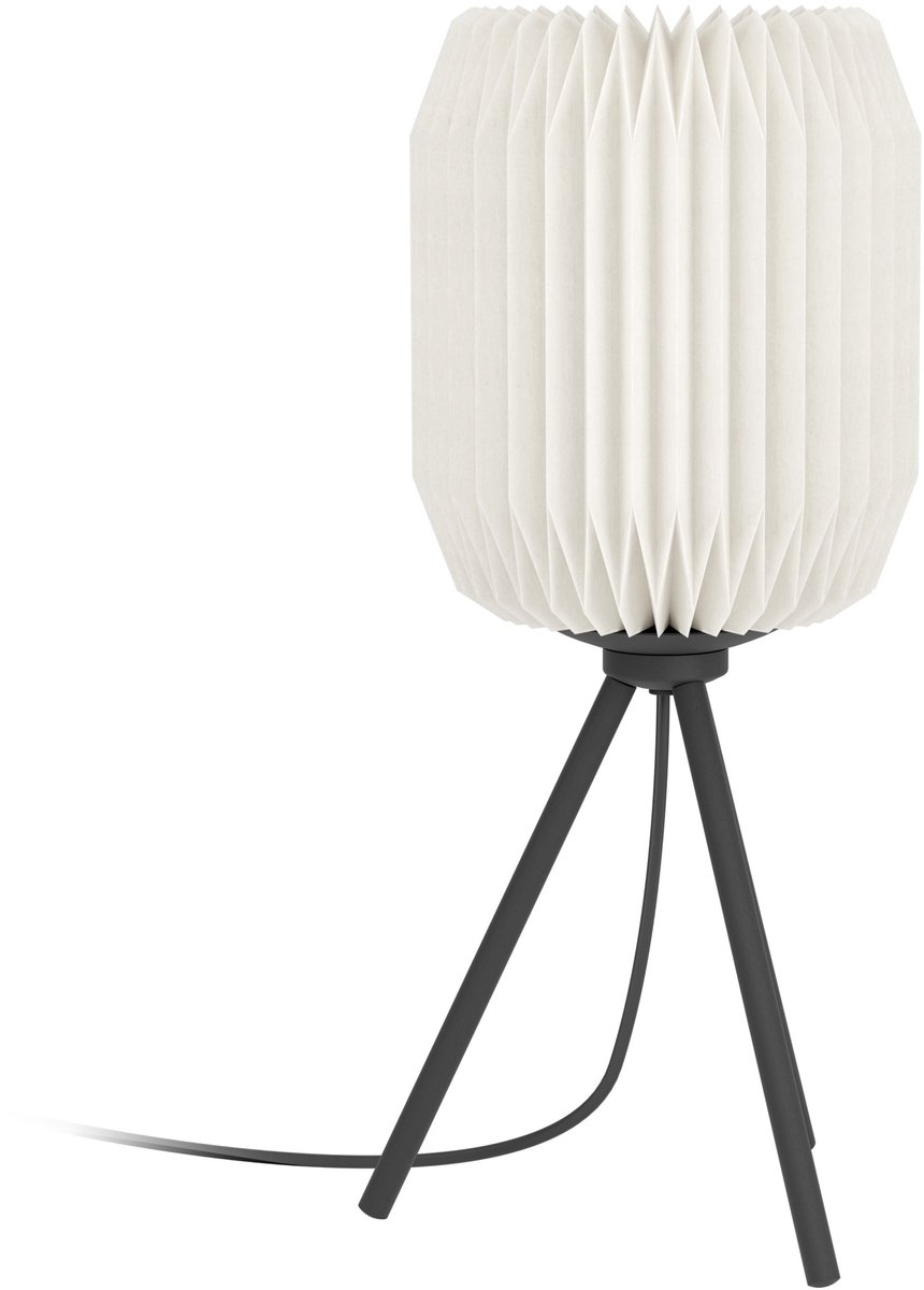 EGLO BELGRAVE BORD H440 E27 SVART/VIT FSC