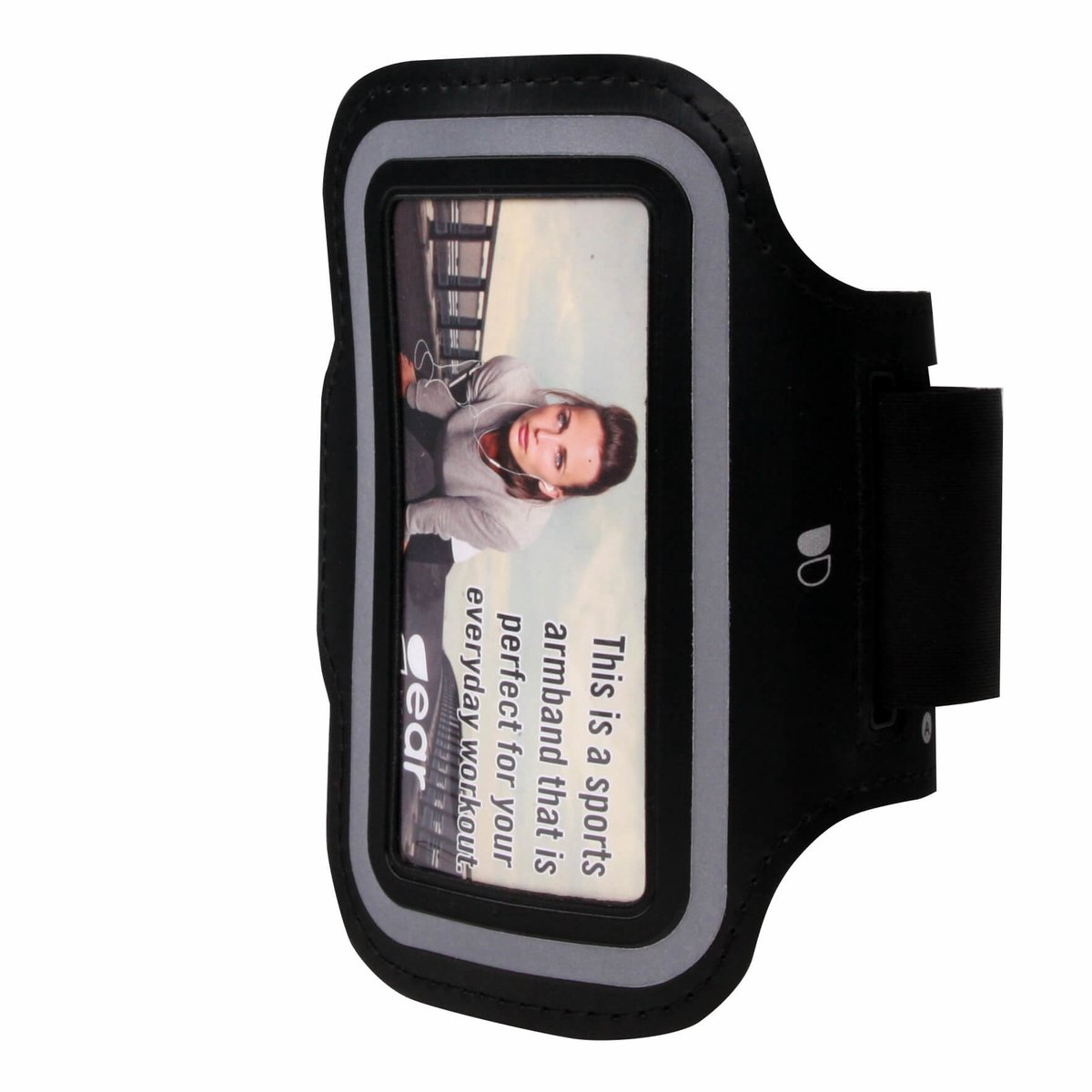 GEAR Sport band Universal 4.7" ex. iPhone6/7/8 Black