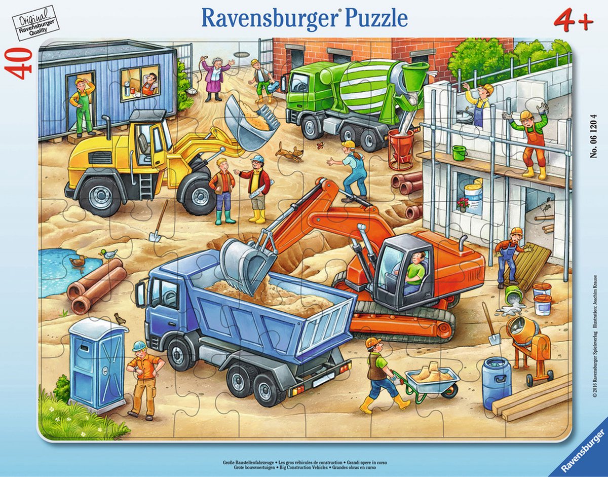 Ravensburger Big Construction Vehicles 30-48p