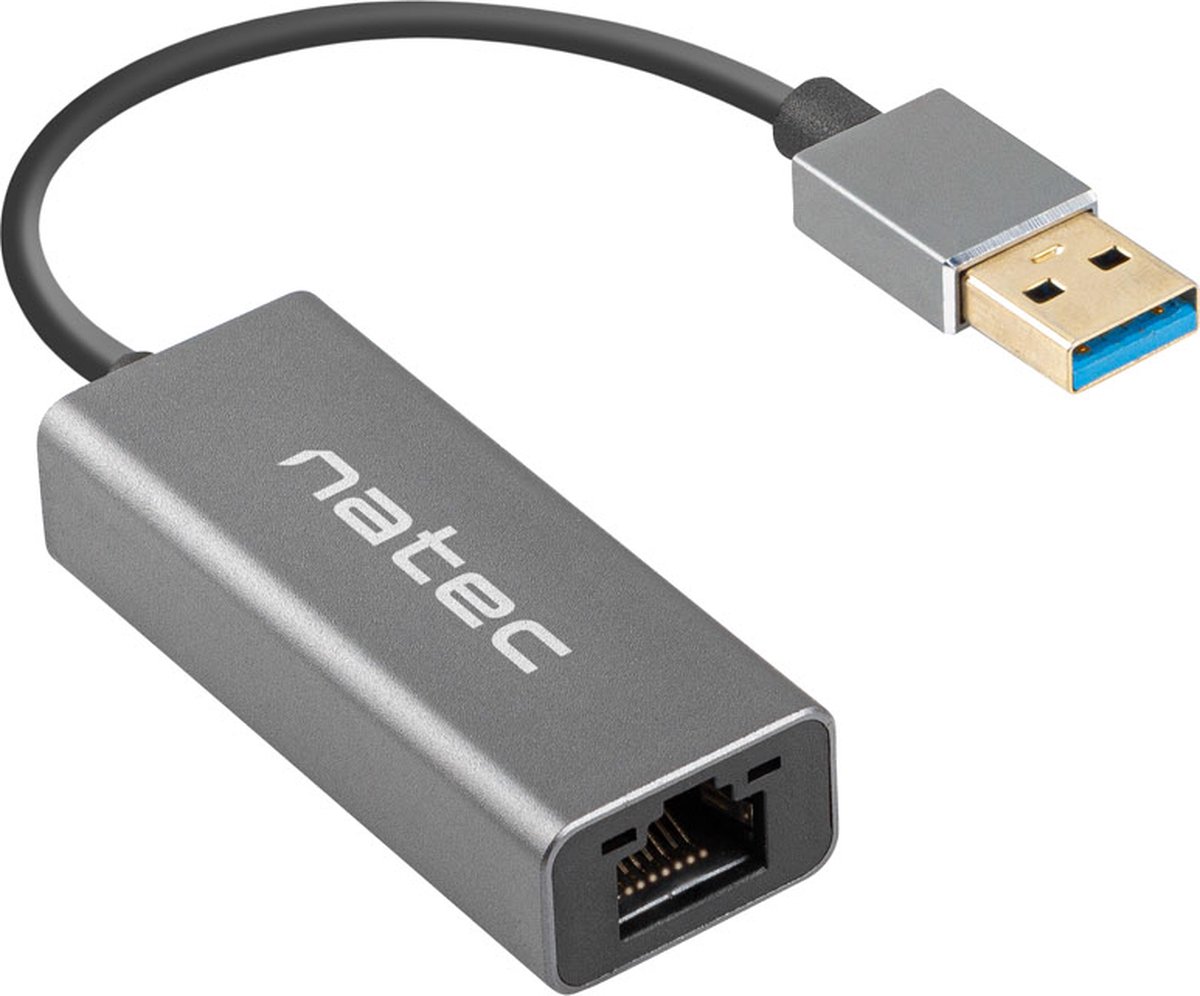 Natec Cricket - network adapter - USB 3.0 - Gigabit Ethernet