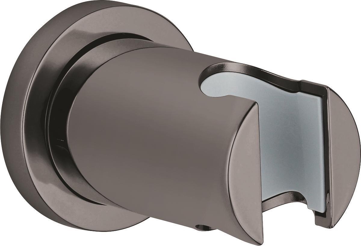 Grohe Rainshower hand shower holder for wall, polished hard graphite
