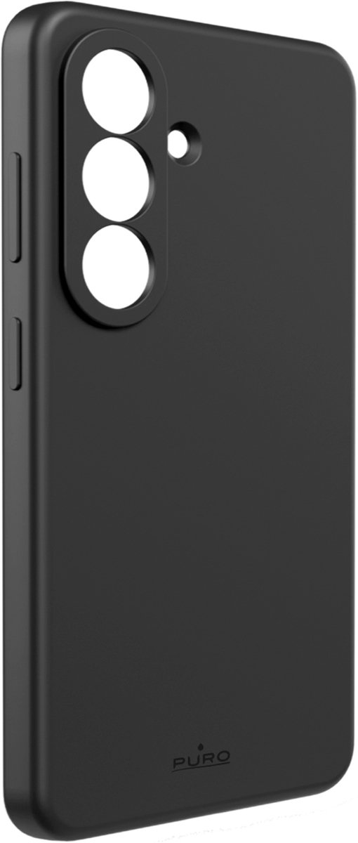 Puro ICON MAG Protective Case for Samsung Galaxy S26 Plus Silicone MagSafe Compatible - Black