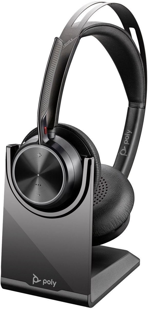 HP Poly Voyager Focus 2 USB-C-C Headset +USB-C/A Adapter
