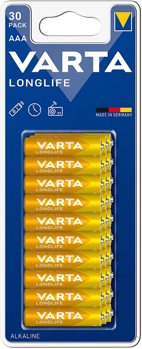 VARTA Longlife AAA Blister 30-pack