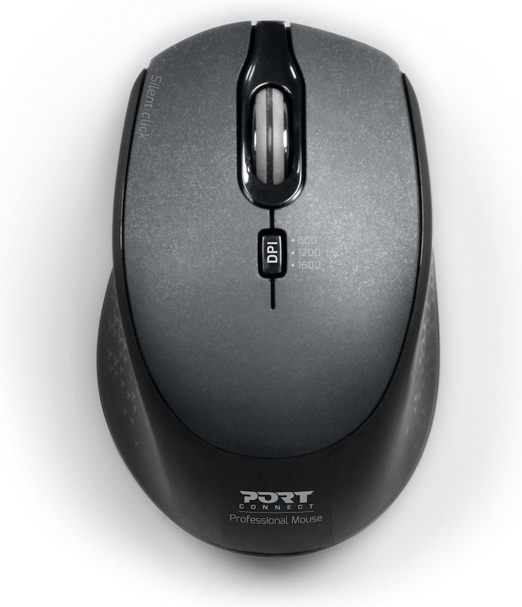 PORT Designs PORT Connect SILENT - Mouse - Optic - Svart
