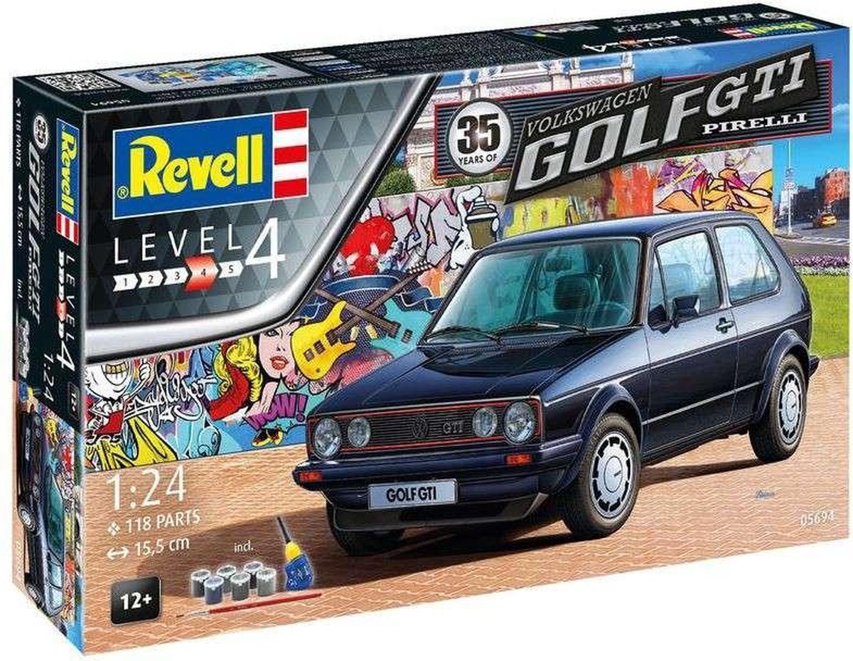 Revell - Gift Set Volkswagen Golf GTI Pirelli Model Building