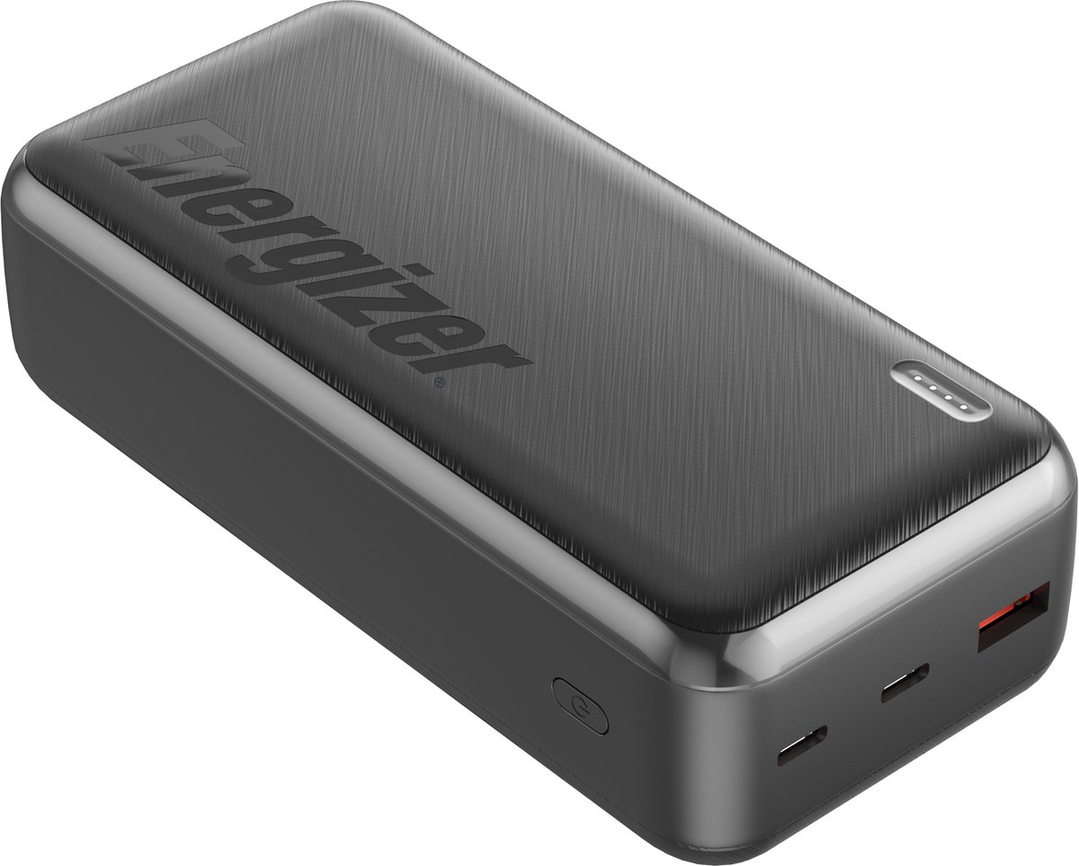 Energizer 30K Powerbank - 22.5W - 2xUSB-C PD + USB-A - 30 Wh