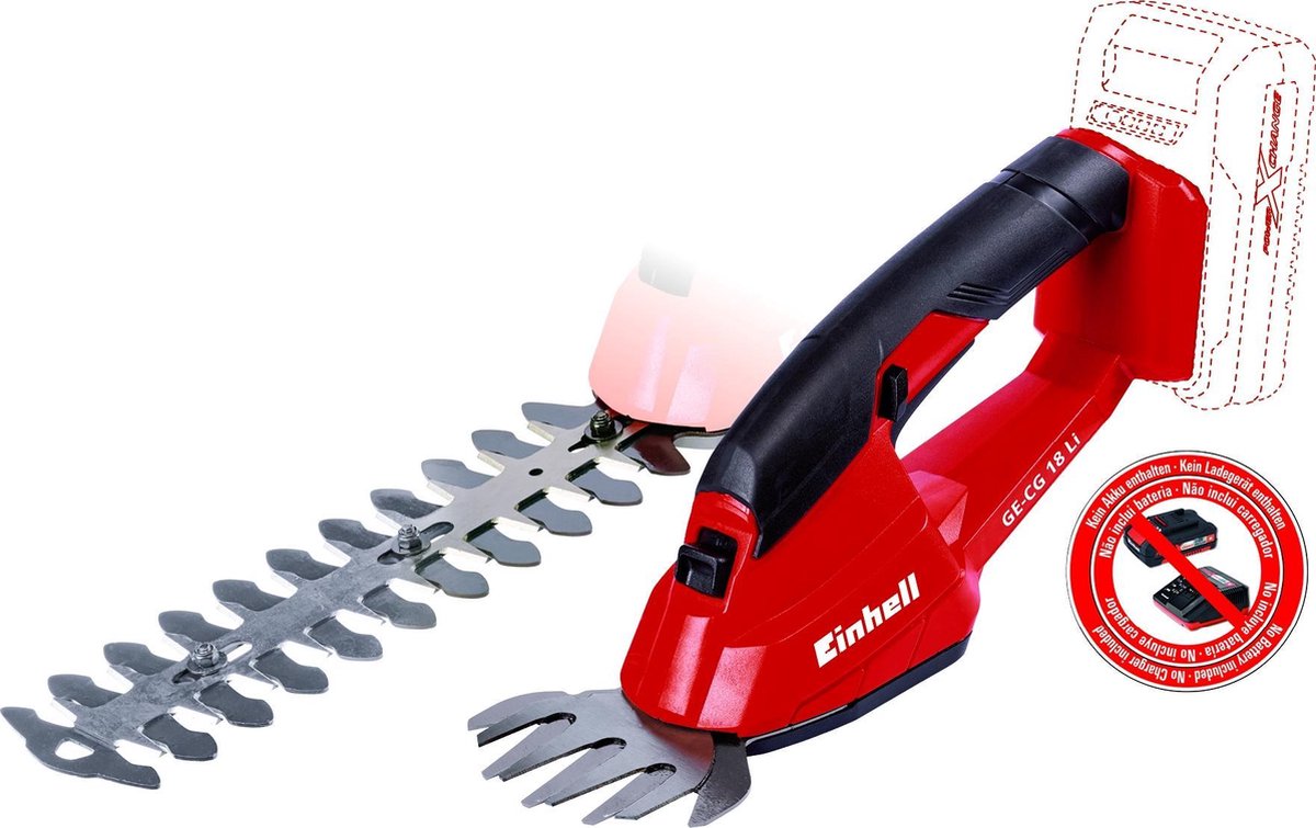 Einhell GE-CG 18 Li akku kantklipper/-hækketrimmer 18V u/batteri og lader