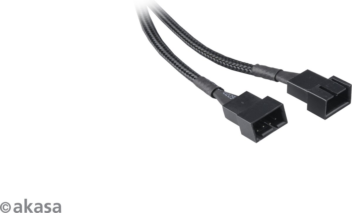 Akasa FLEXA FP5H - fan power splitter - 4 pin PWM to 4 pin PWM - 30 cm
