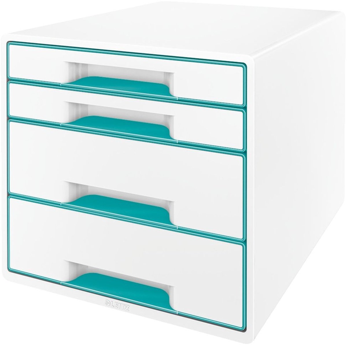 Leitz Bordskub WOW Cube 4-lådigt Blå