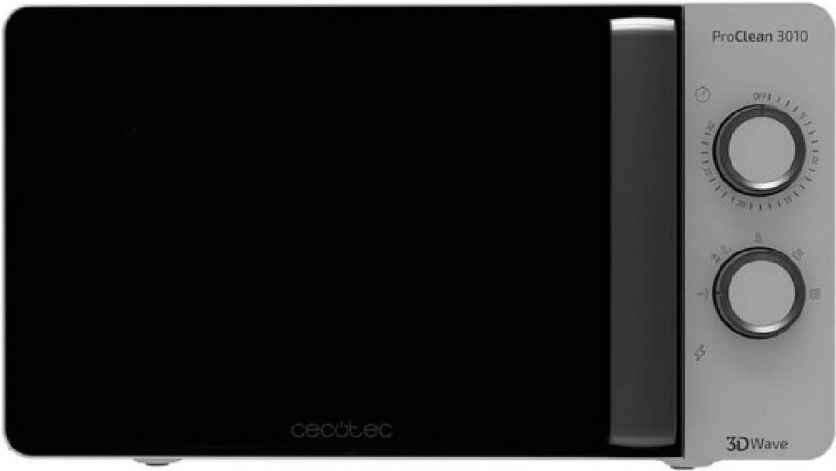 Cecotec 01522 microondas Negro, Blanco Solo microondas Encimera 20 L 700 W