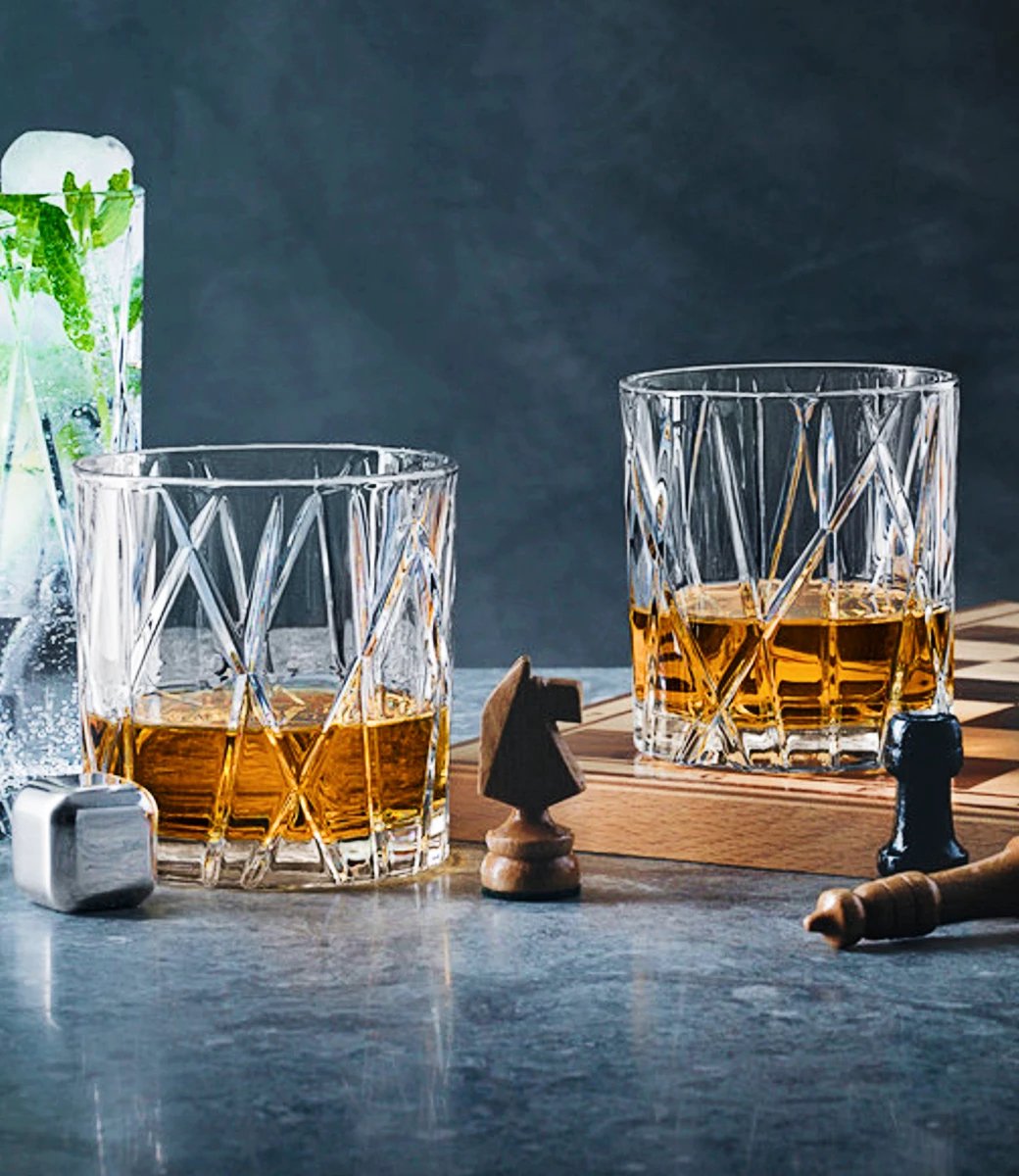 Orrefors 4 Vasos City Double Old Fashioned 34 cl