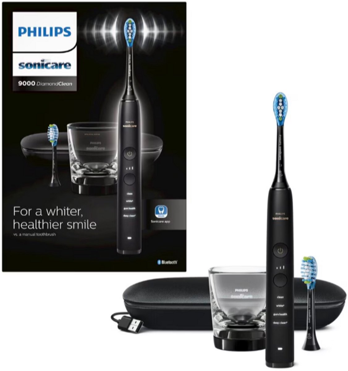 Philips DiamondClean 9000 HX9913/18 Cepillo dental recargable