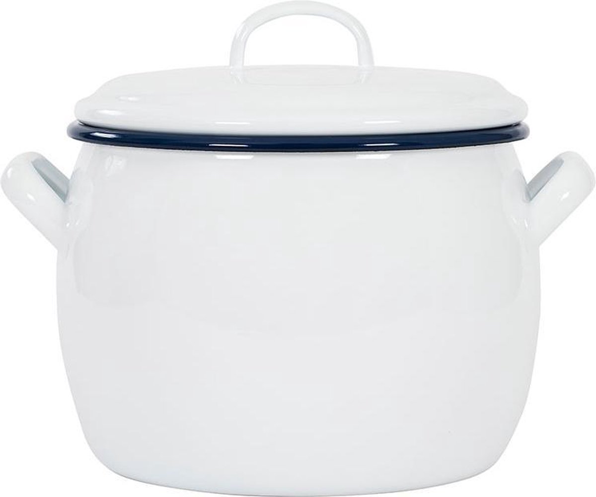 Kockums Jernverk Olla con tapa Kockums 4 l Kockums White (blanco)
