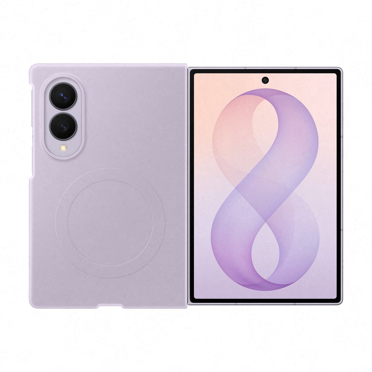 Samsung Galaxy Z Fold8 Silicone Magnet Case - Violet
