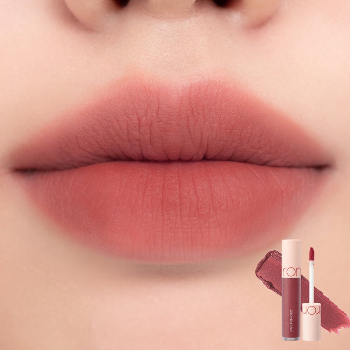 rom&nd, zero velvet tint, 16 bunny nude, 5,5g beige