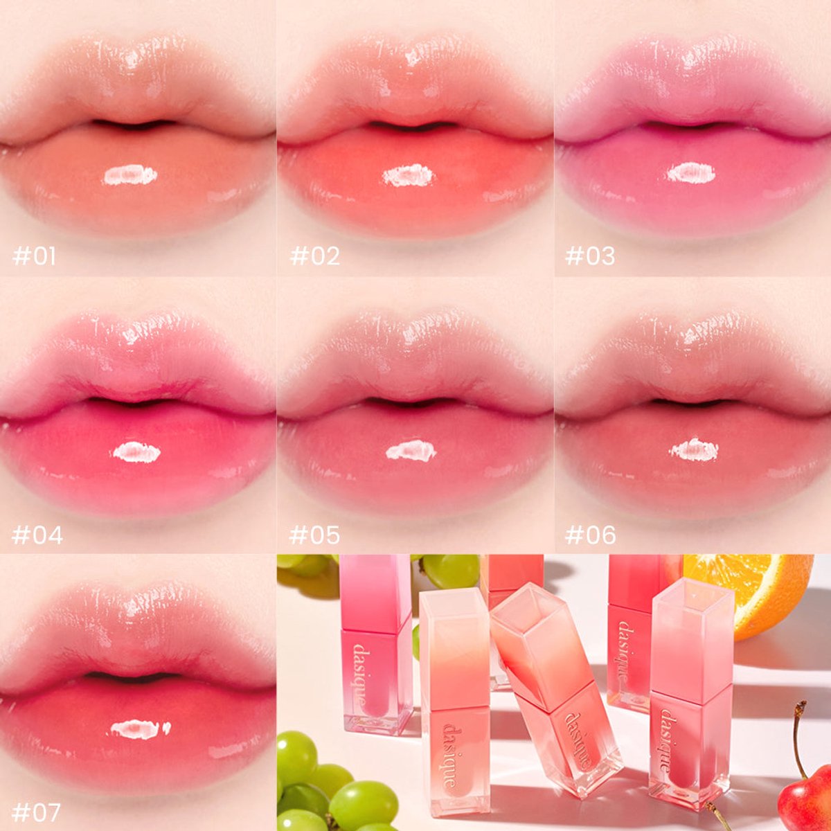 Dasique, Saftiger Tau-Tönung, 10 Beeren, 3,5 g (0,12 Unzen) pink