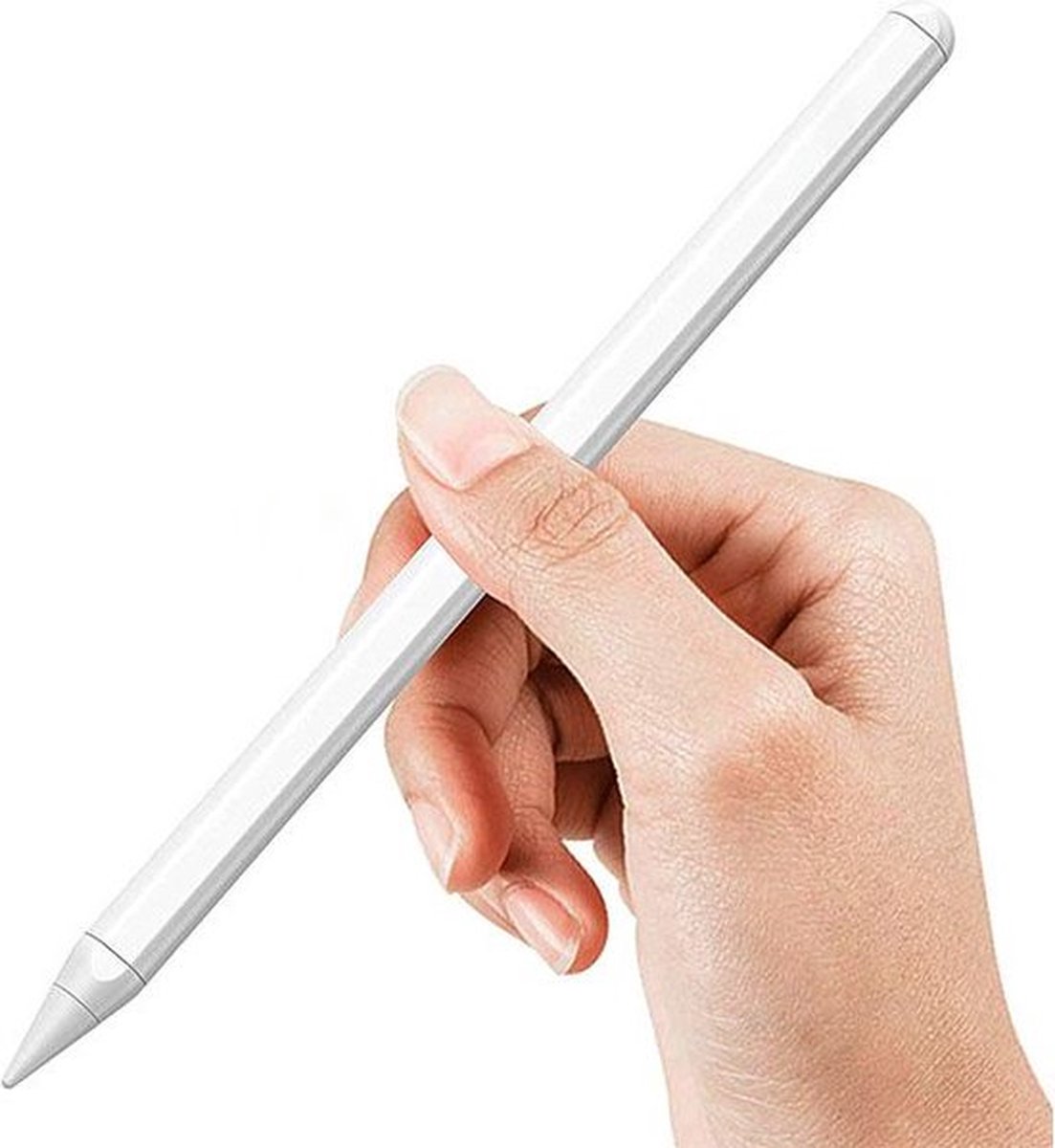 eSTUFF - active stylus - Bluetooth - white - Stylus - Kapacitiv - 1 knap - Hvid