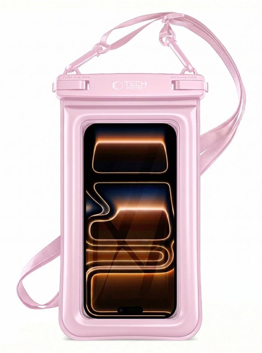 Tech-Protect UWC7 6.9" Waterproof Case - Pink